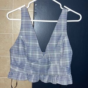 Plaid Crop Top
